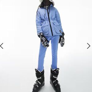 Topshop blue ski jacket. Size 4